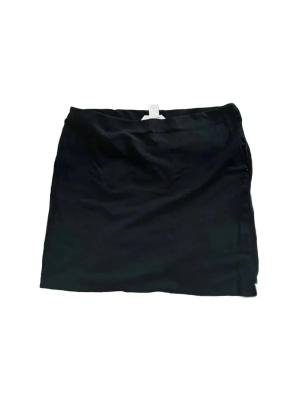 Fustă dreaptă H&M EU 38 | Negru, Mini, Talie înaltă, Dreaptă (Straight) fit, Monocrom, Bumbac