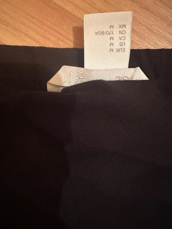 Fustă dreaptă H&M EU 38 | Negru, Mini, Talie înaltă, Dreaptă (Straight) fit, Monocrom, Bumbac - Image 5