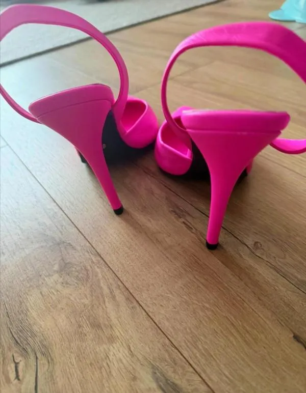 Pantofi cu toc înalt Zara EU 41 | Fuchsia - Image 3