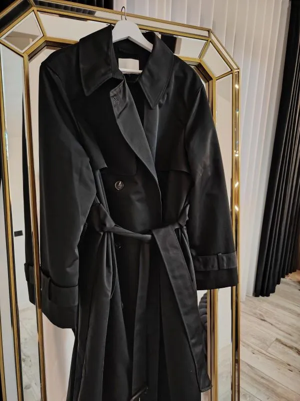 Trenci H&M EU 44 | Negru - Image 3