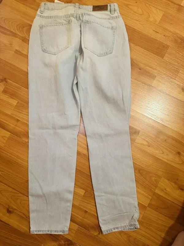 Blugi FB Sister EU 30 | Albastru, Lungi, Talie înaltă - Image 4