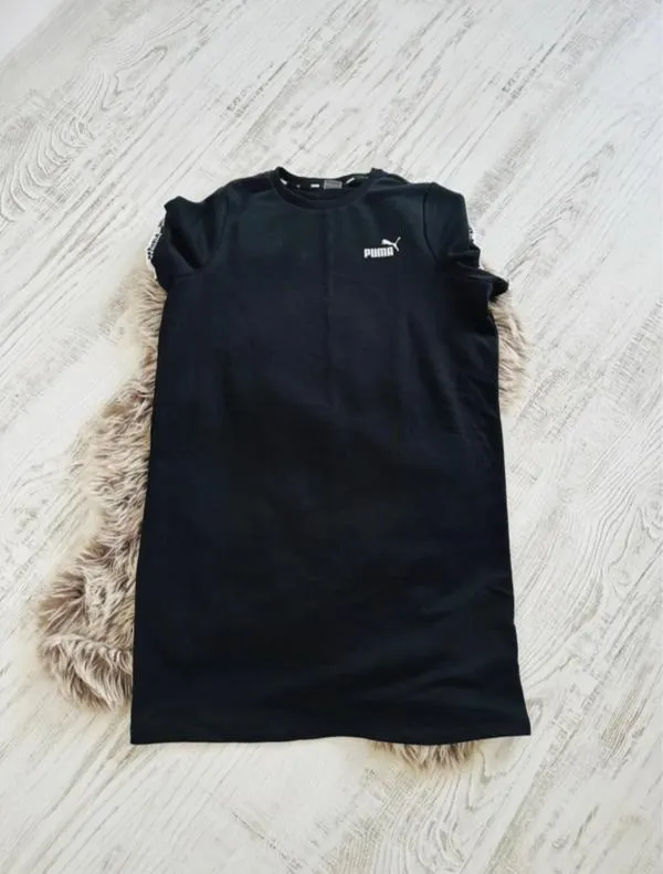Rochie casual Puma M | Negru, Midi, Mânecă scurtă, Bumbac - Image 6