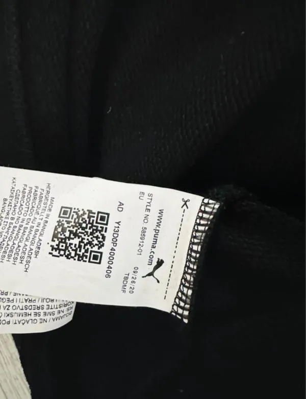 Rochie casual Puma M | Negru, Midi, Mânecă scurtă, Bumbac - Image 9
