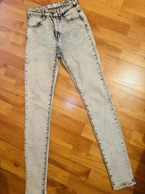 Blugi FB Sister EU 30 | Albastru, Lungi, Talie înaltă - Image 2