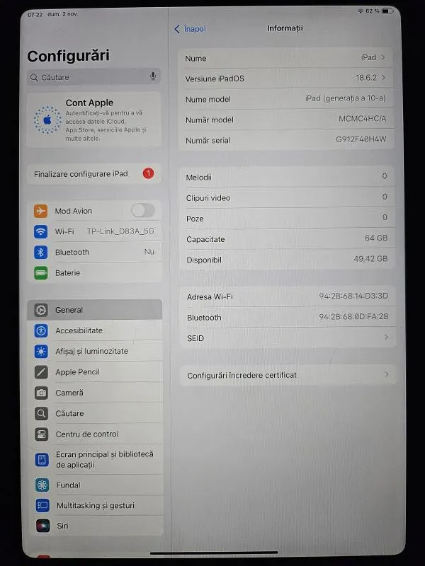 Apple iPad 10 (2022) 10.9