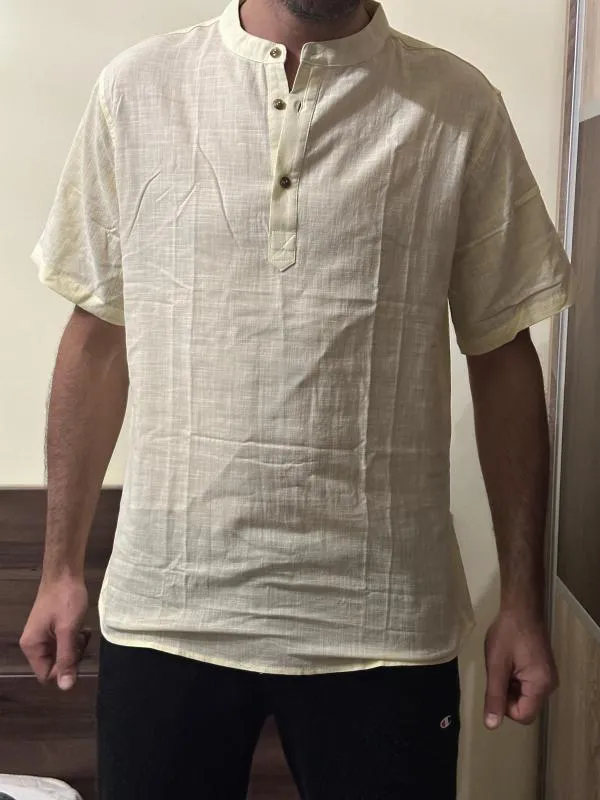 Tricou LucMatton L | Crem, In - Image 4