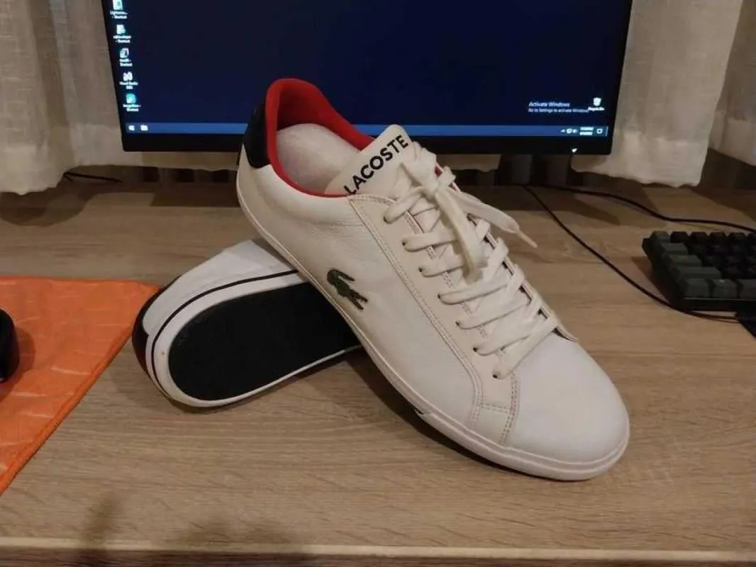 Sneakers Lacoste EU 46 | Alb, Logo - Image 2