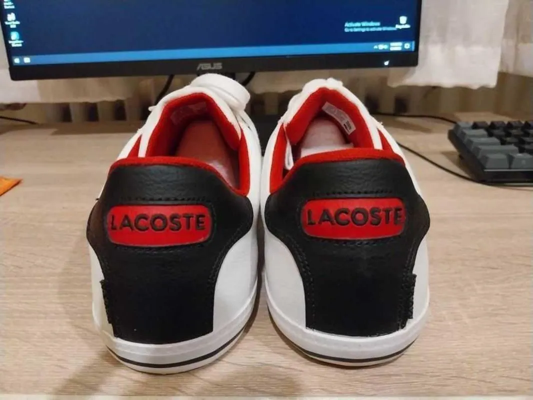 Sneakers Lacoste EU 46 | Alb, Logo - Image 4