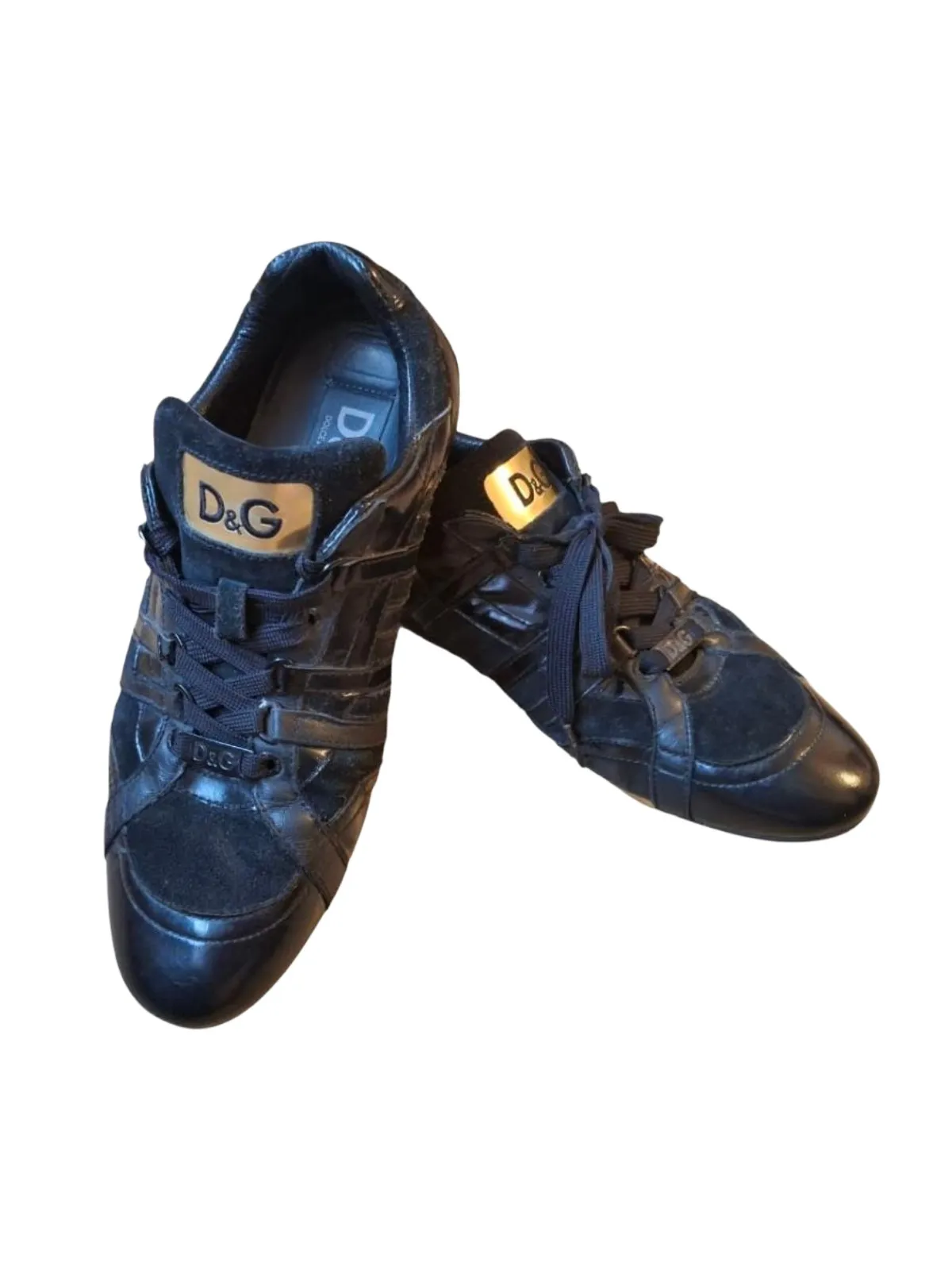 Sneakers Dolce & Gabbana EU 40 | Negru, Logo, Piele naturală