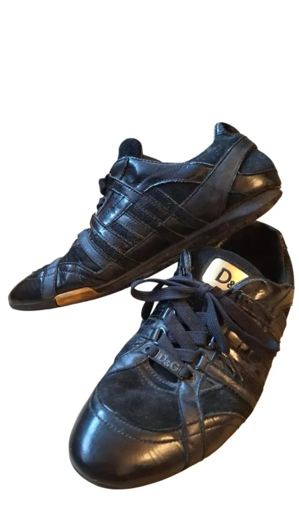 Sneakers Dolce & Gabbana EU 40 | Negru, Logo, Piele naturală - Image 3