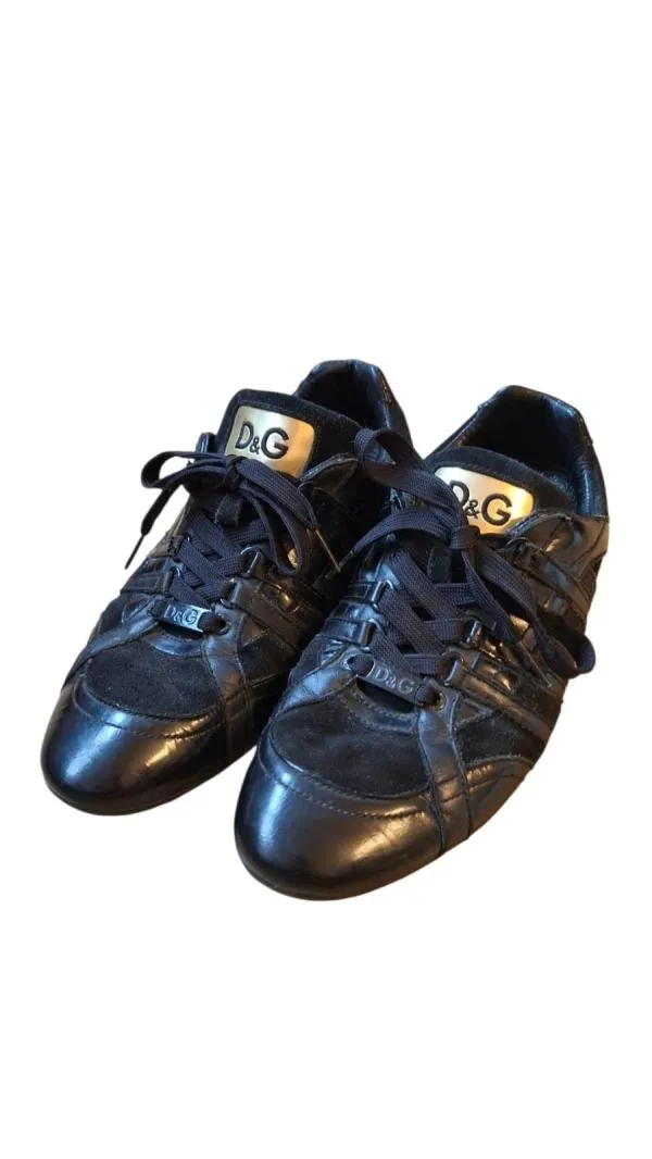Sneakers Dolce & Gabbana EU 40 | Negru, Logo, Piele naturală - Image 4