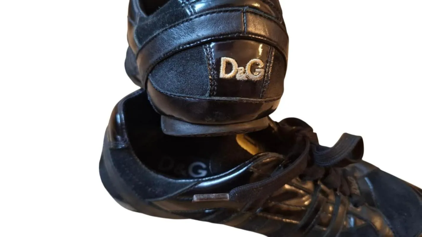 Sneakers Dolce & Gabbana EU 40 | Negru, Logo, Piele naturală - Image 8
