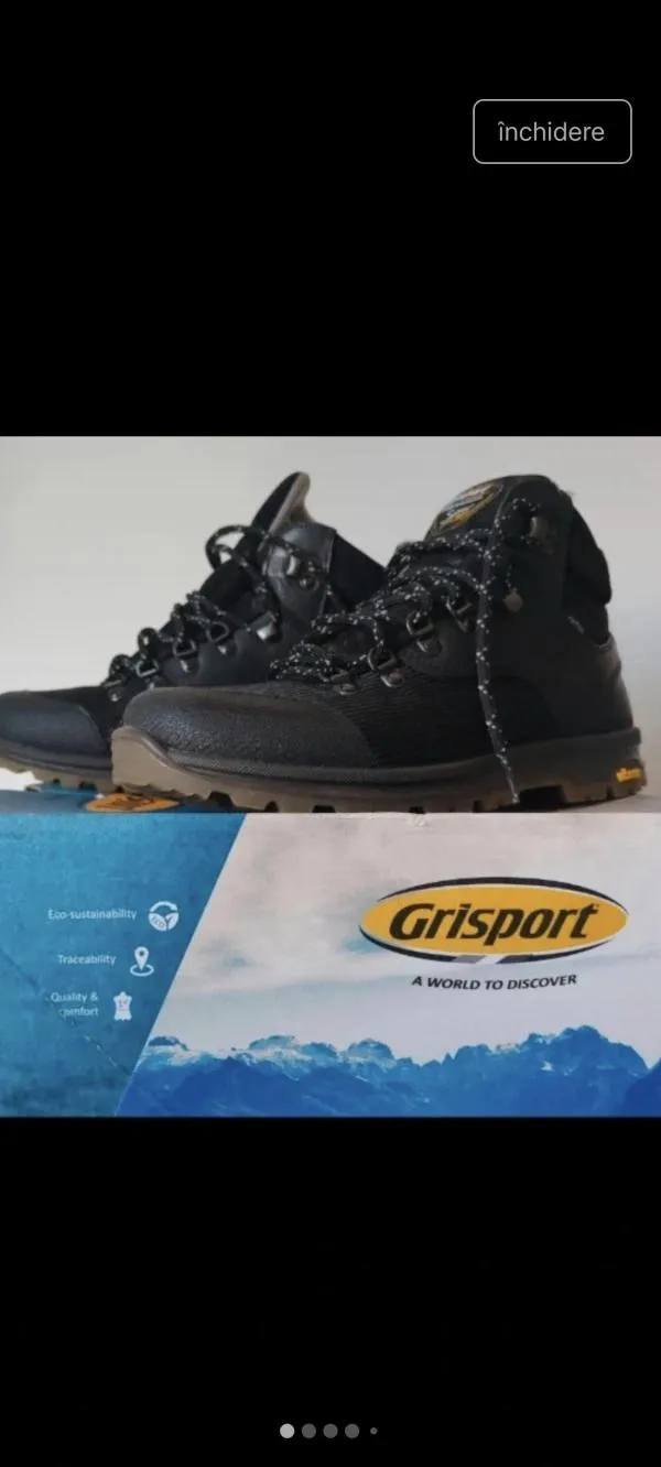 Ghete Grisport EU 42 | Gri, Poliester - Image 11