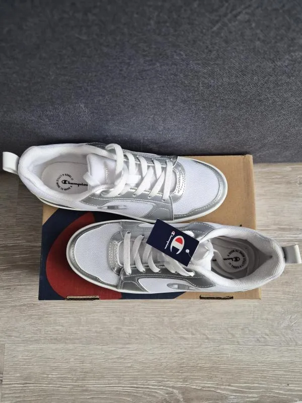 Sneakers Champion EU 37 | Alb, Piele ecologică - Image 3