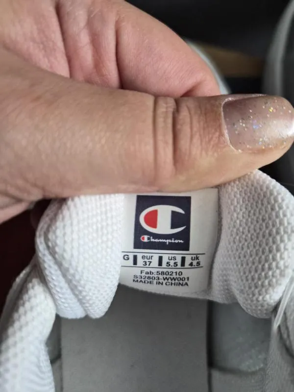 Sneakers Champion EU 37 | Alb, Piele ecologică - Image 7