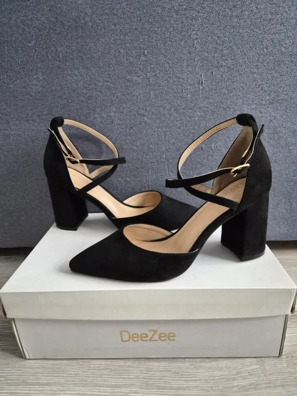 Pantofi cu toc înalt DeeZee EU 37 | Negru - Image 2