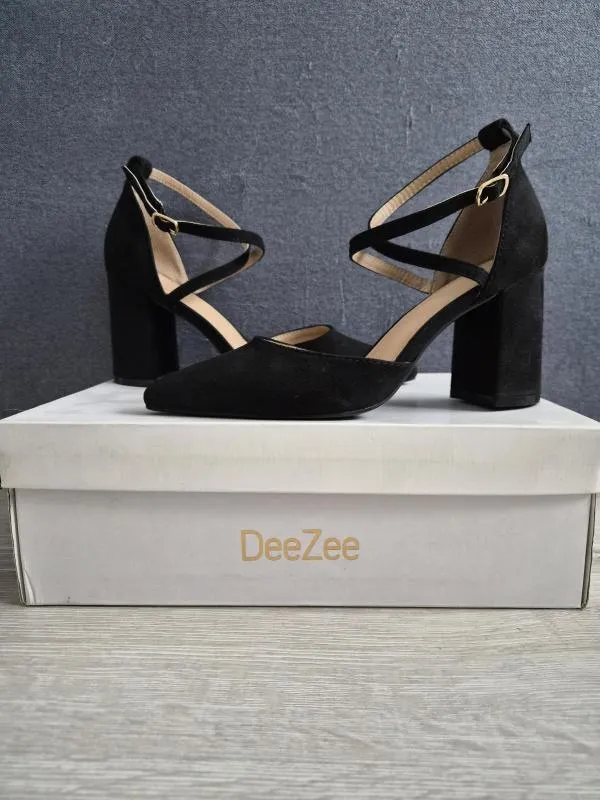Pantofi cu toc înalt DeeZee EU 37 | Negru - Image 3