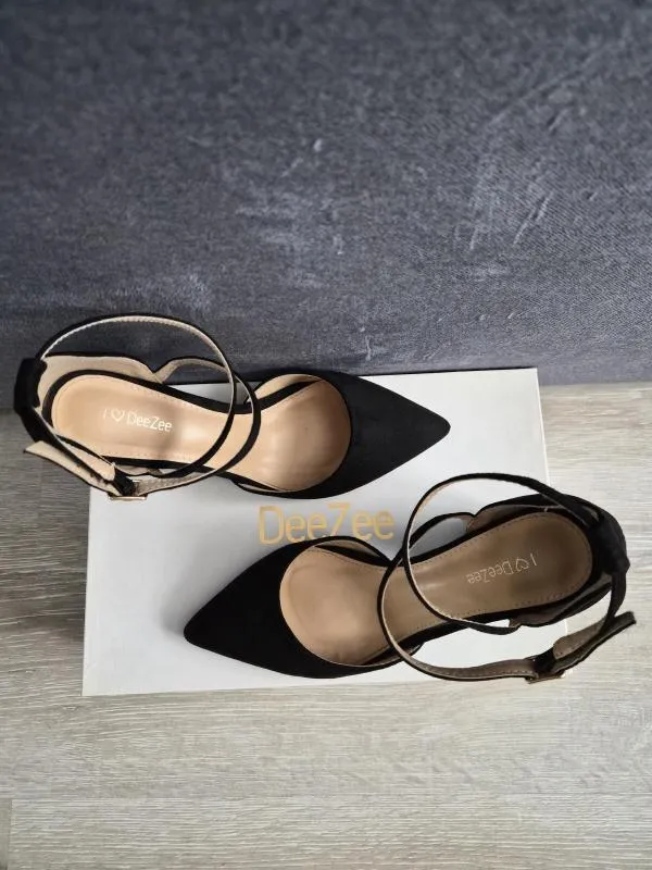 Pantofi cu toc înalt DeeZee EU 37 | Negru - Image 4