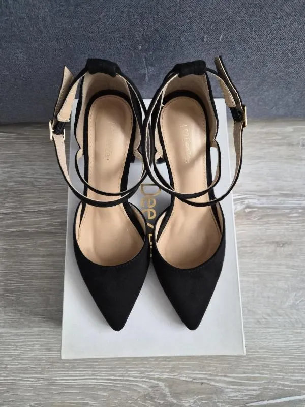 Pantofi cu toc înalt DeeZee EU 37 | Negru - Image 6