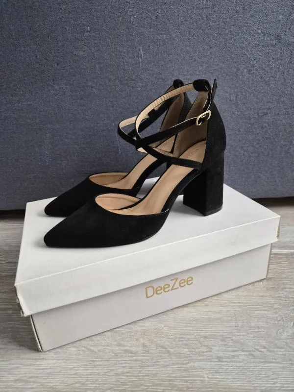 Pantofi cu toc înalt DeeZee EU 37 | Negru - Image 7