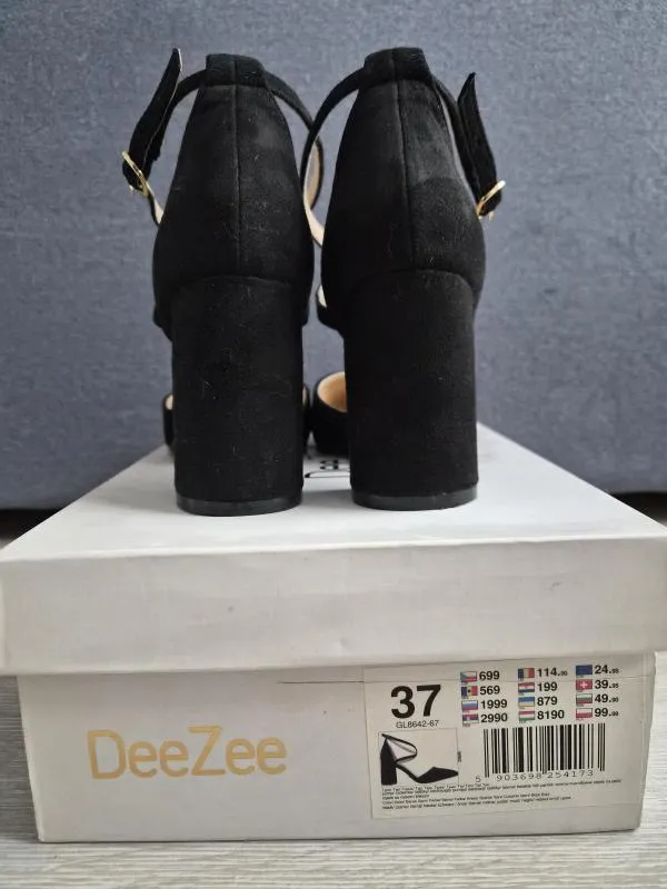 Pantofi cu toc înalt DeeZee EU 37 | Negru - Image 8