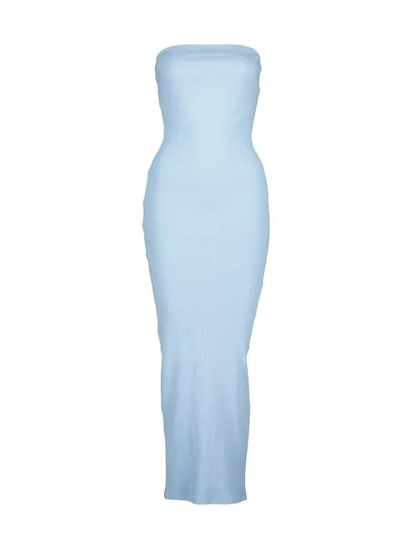 Rochie de seară New Yorker EU 38 | Bleu, Maxi, Cu umerii goi