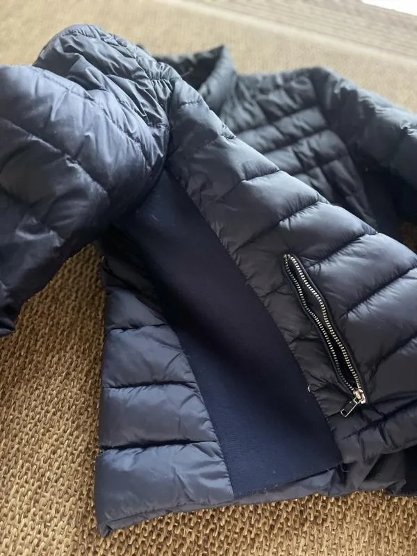 Geacă matlasată Zara EU 38 | Bleumarin, Fără glugă - Image 4
