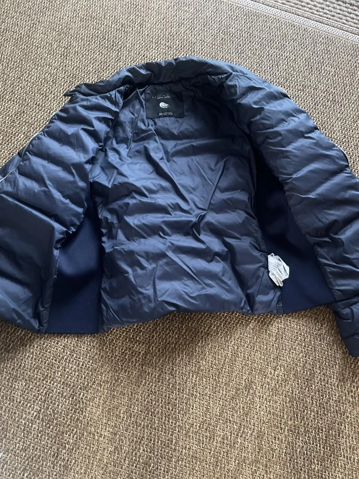 Geacă matlasată Zara EU 38 | Bleumarin, Fără glugă - Image 5