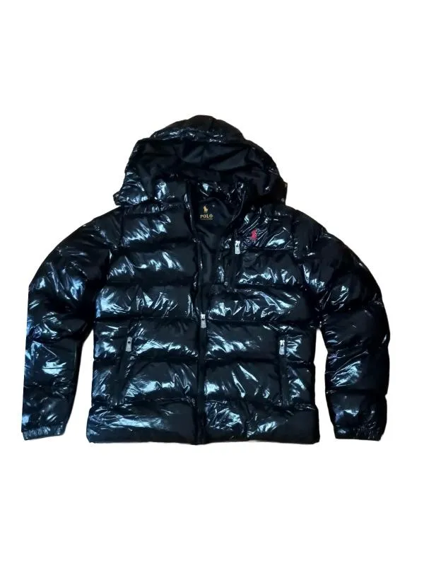 Geacă de iarnă Polo Ralph Lauren EU 46 | Bleumarin, Cu glugă