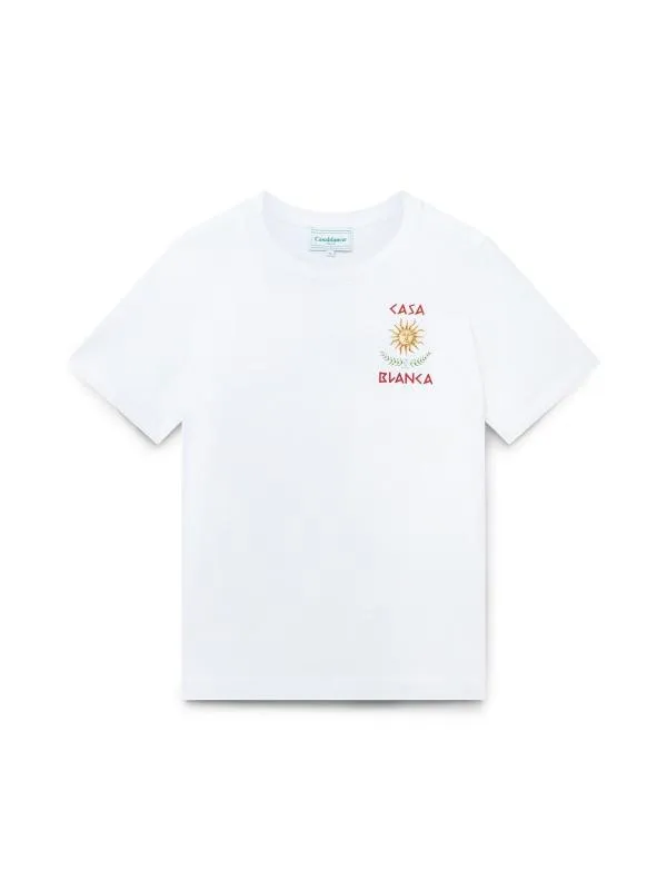 Tricou cu imprimeu Casablanca XL | Alb