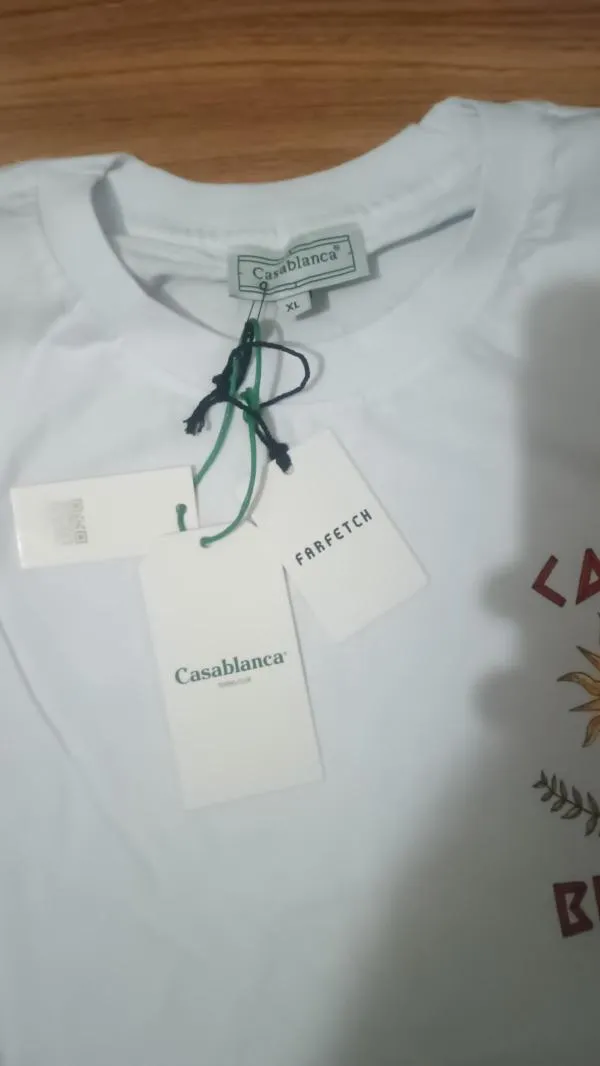 Tricou cu imprimeu Casablanca XL | Alb - Image 7