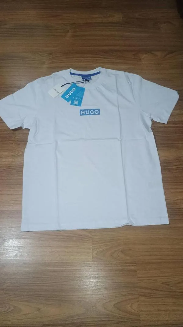 Tricou cu imprimeu Hugo EU 44 | Alb - Image 2