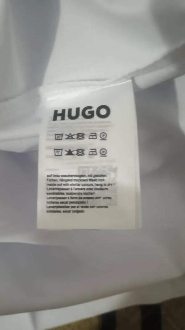 Tricou cu imprimeu Hugo EU 44 | Alb - Image 5