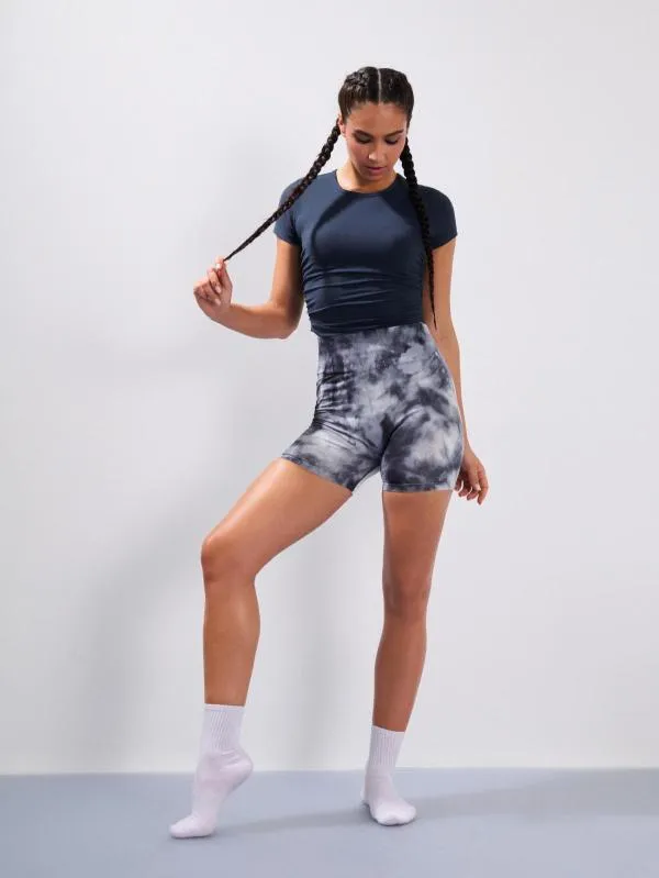 Colanți sport Sinsay EU 34 | Gri, Abstract & Color Block, Poliester - Image 4