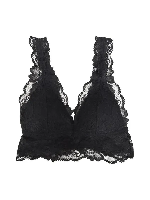 Bustieră EU 34 | Negru, Floral & Tropical, Transparent