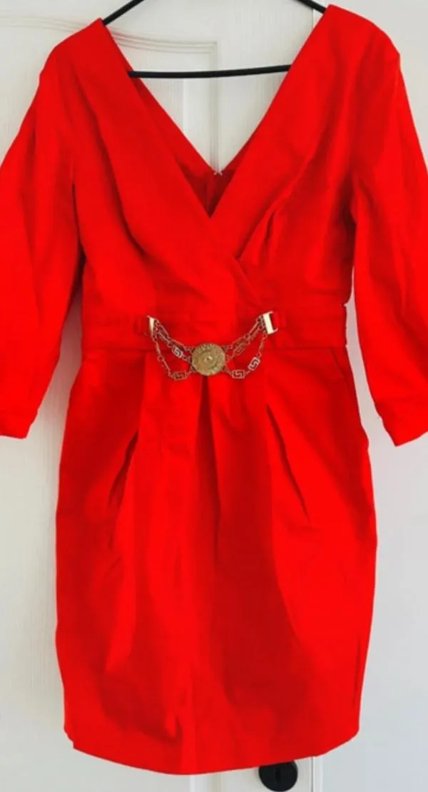 Rochie de ocazie Atmosphere L | Corai, Mini, Mânecă trei sferturi - Image 6