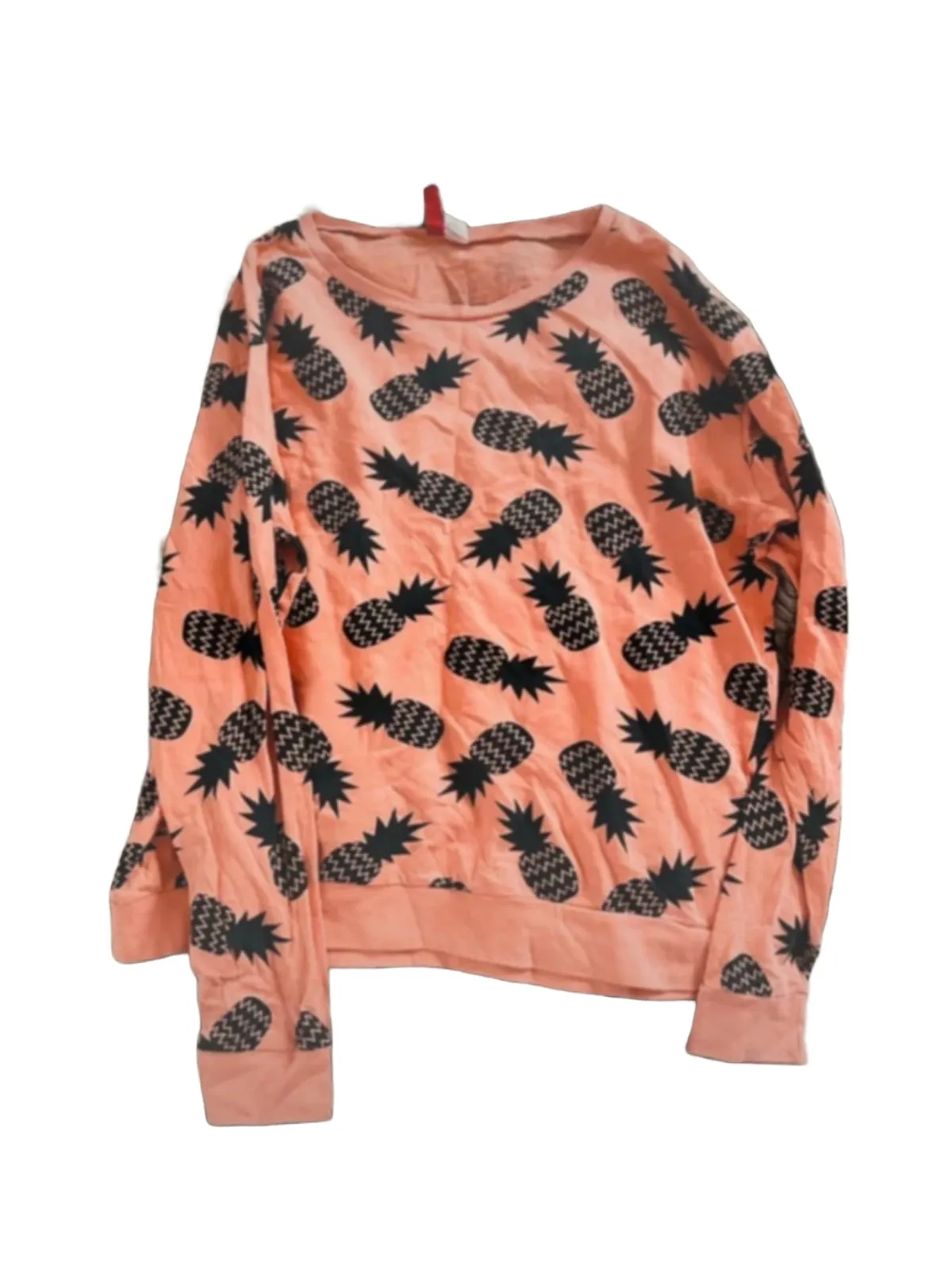 Pulover la baza gâtului H&M M | Corai, Normal, Mânecă lungă, Regular fit