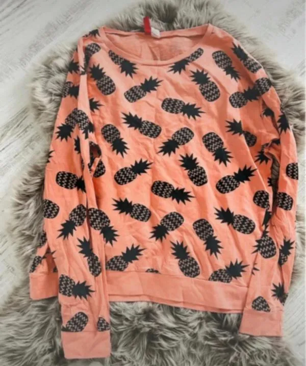 Pulover la baza gâtului H&M M | Corai, Normal, Mânecă lungă, Regular fit - Image 2