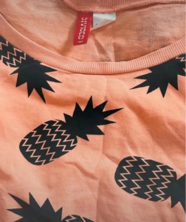 Pulover la baza gâtului H&M M | Corai, Normal, Mânecă lungă, Regular fit - Image 3