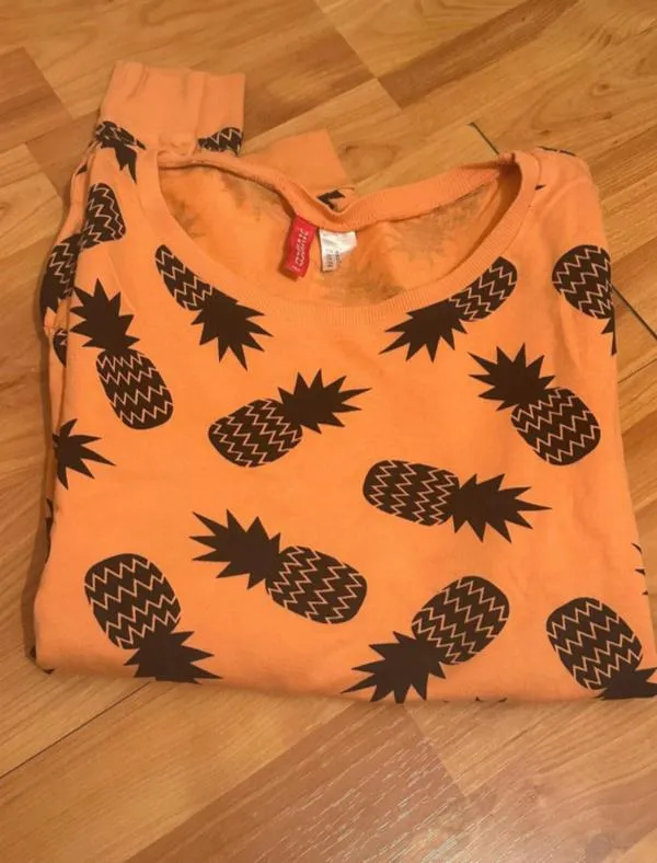 Pulover la baza gâtului H&M M | Corai, Normal, Mânecă lungă, Regular fit - Image 4