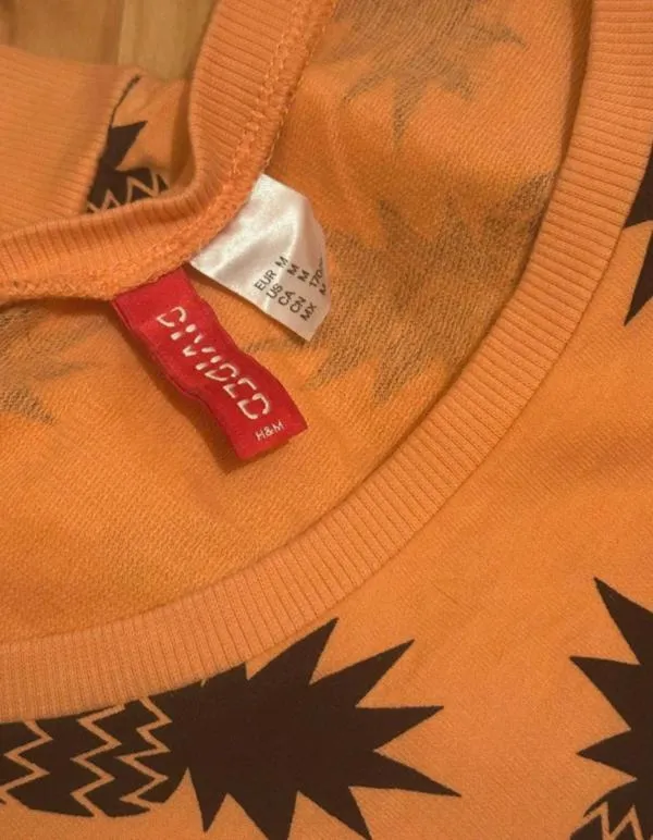 Pulover la baza gâtului H&M M | Corai, Normal, Mânecă lungă, Regular fit - Image 5