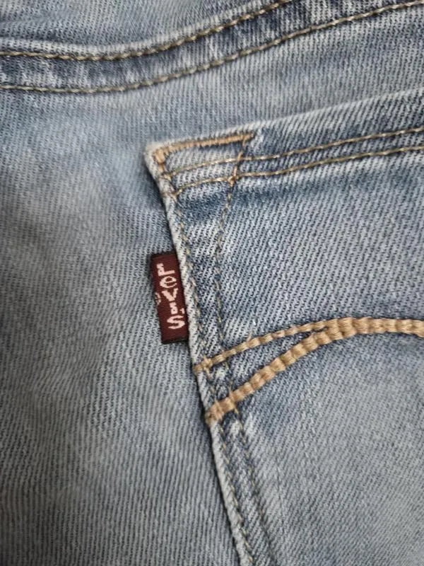 Blugi Levi's US 28 | Bleu, Scurți, Talie joasă, Skinny fit, Denim - Image 5