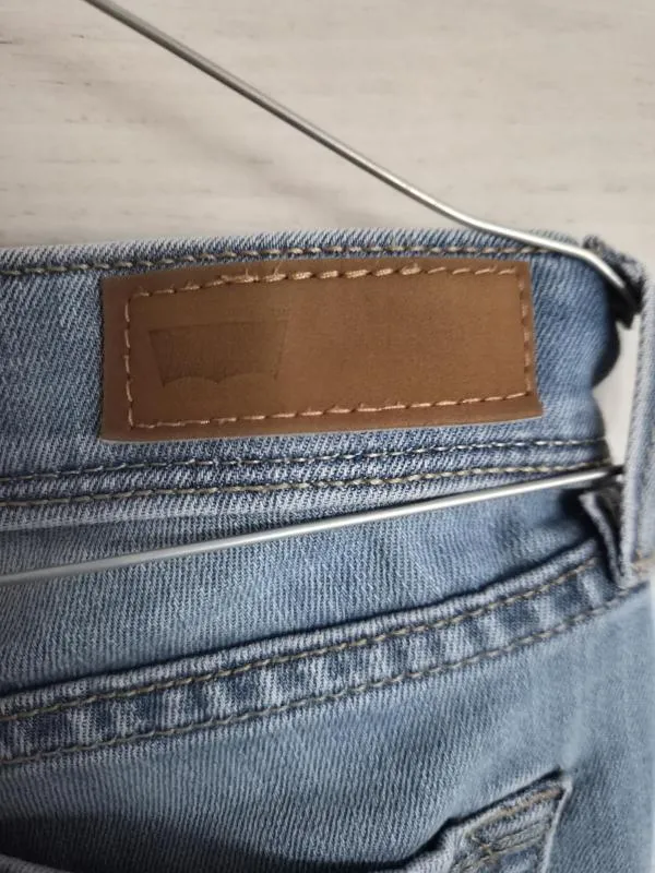 Blugi Levi's US 28 | Bleu, Scurți, Talie joasă, Skinny fit, Denim - Image 6