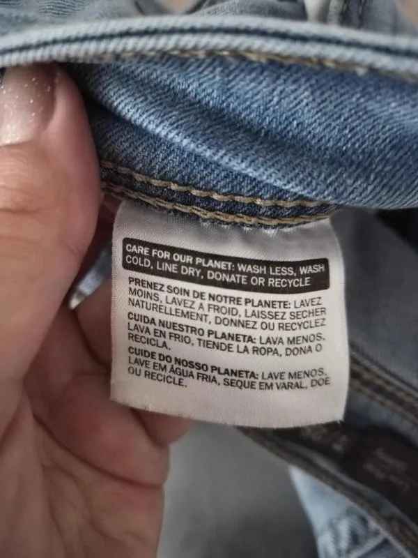 Blugi Levi's US 28 | Bleu, Scurți, Talie joasă, Skinny fit, Denim - Image 7