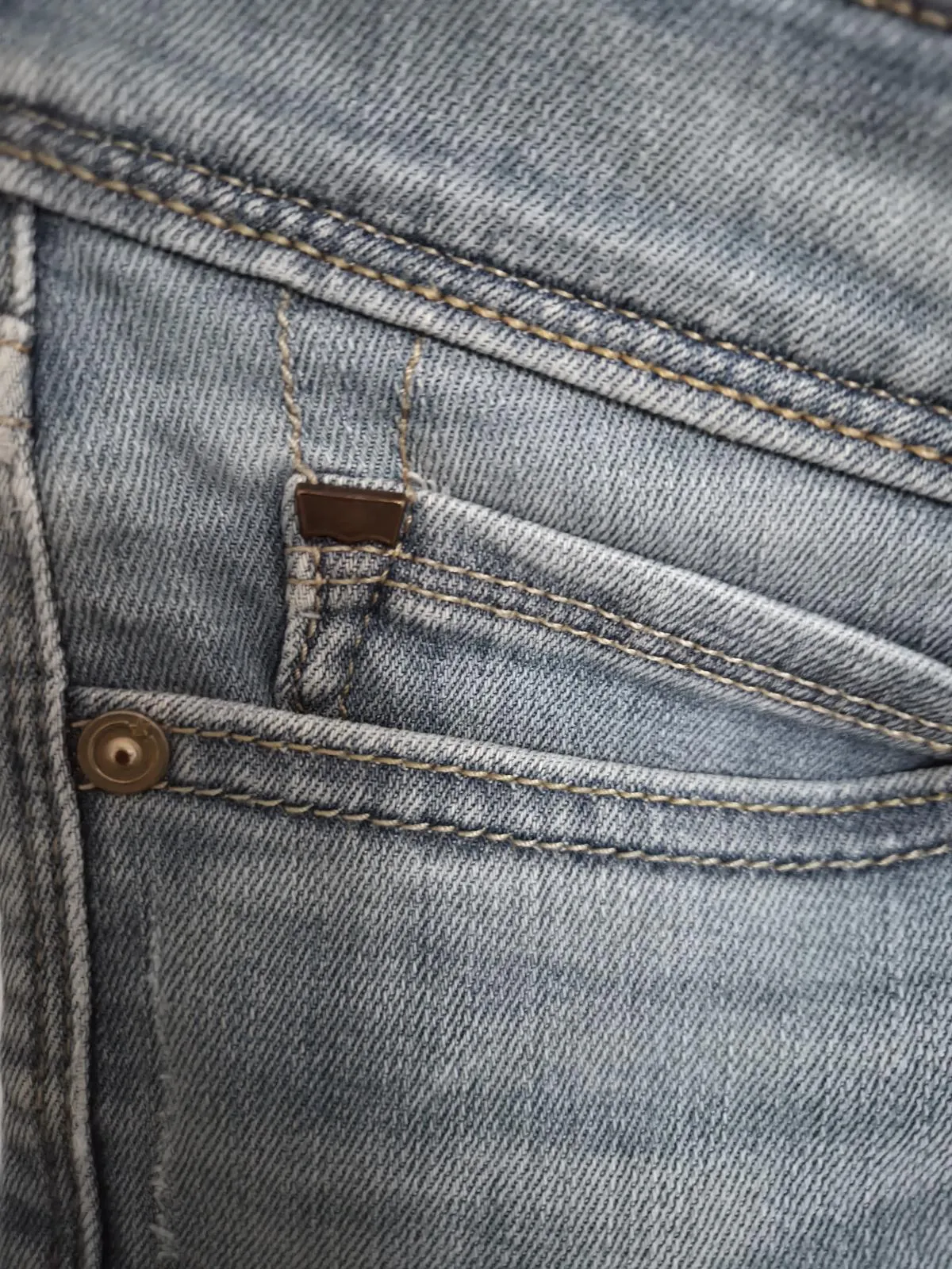 Blugi Levi's US 28 | Bleu, Scurți, Talie joasă, Skinny fit, Denim - Image 8