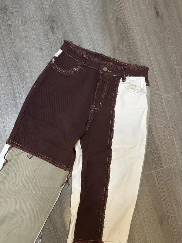 Blugi Shein EU 36 | Cărămiziu, Lungi, Talie înaltă - Image 4