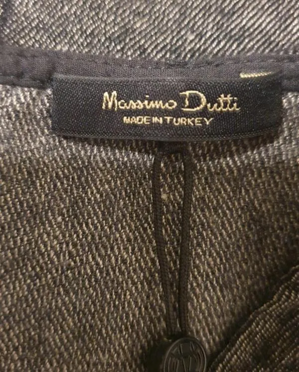 Rochie casual Massimo Dutti EU 38 | Gri, Mini, Fără mâneci, Lână - Image 4