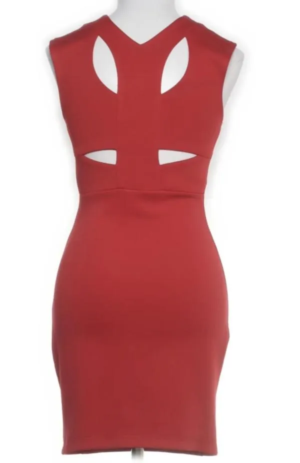 Rochie de ocazie Dorothy Perkins EU 36 | Roșu, Mini, Fără mâneci, Pietre decorative, Elastan - Image 2