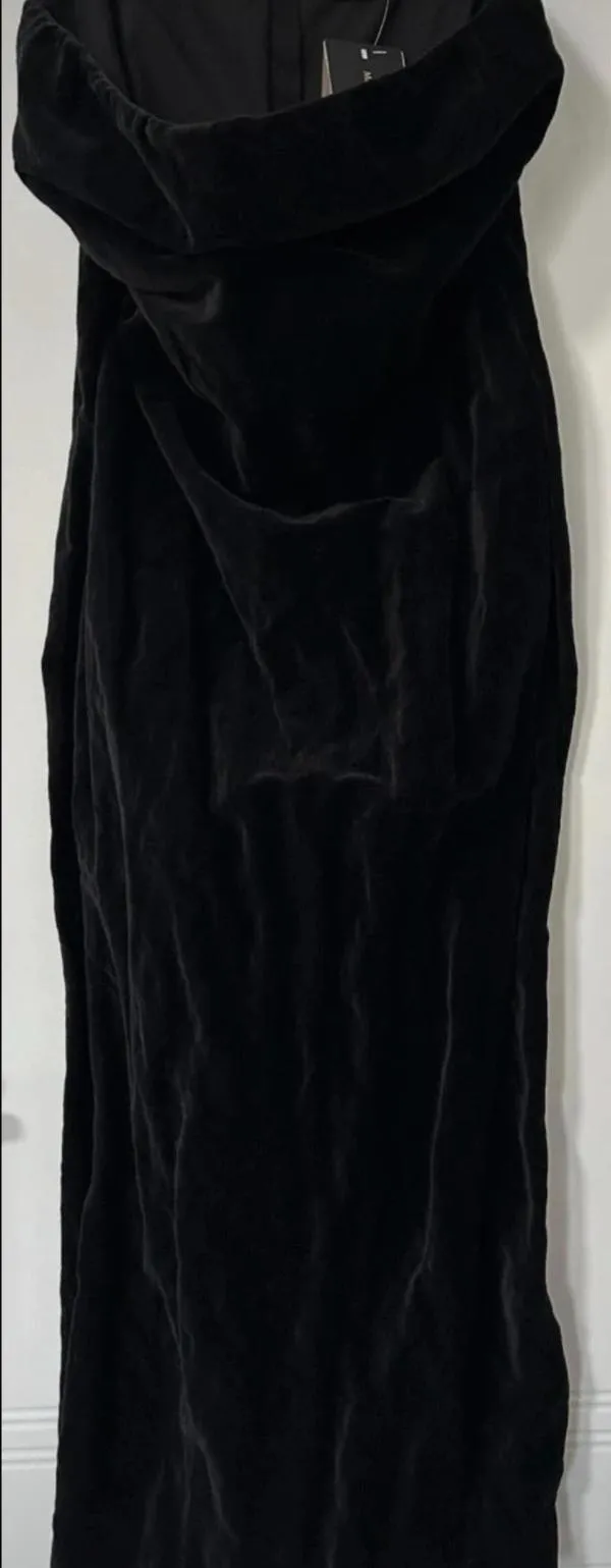 Rochie de seară Massimo Dutti EU 38 | Negru, Midi, Cu umerii goi - Image 7