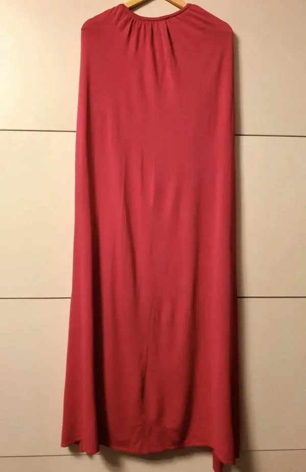 Rochie de seară Zara S | Fuchsia, Maxi, Mânecă lungă, Vâscoză - Image 9
